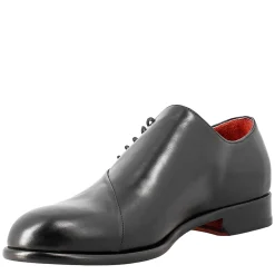 Oxford Nero Elegante Da Uomo In Pelle