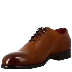 Oxford Wholecut Marrone Siena Elegante Da Uomo In Pelle