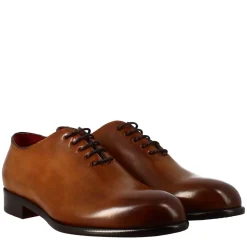 Oxford Wholecut Marrone Siena Elegante Da Uomo In Pelle
