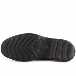 Polacchino Da Uomo In Pelle Martellata Blu E Suola In Gomma Vibram