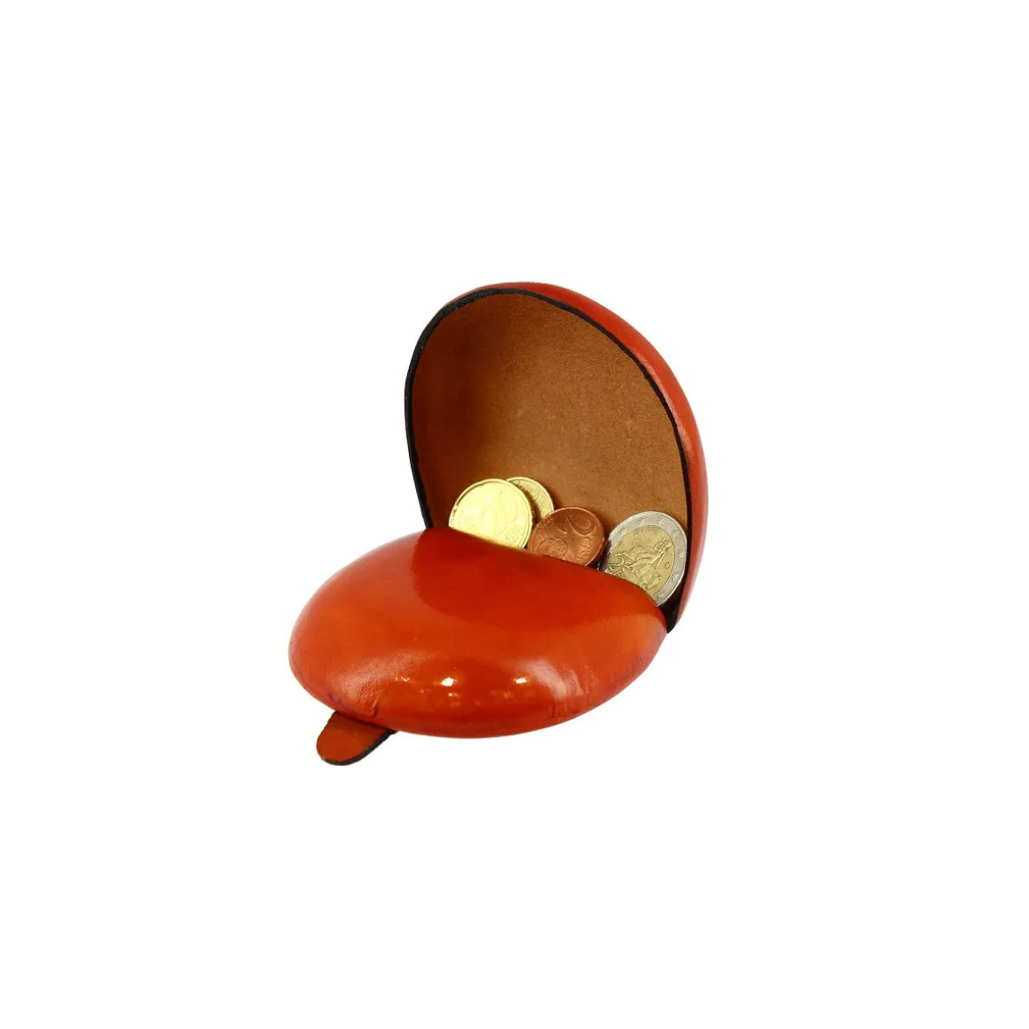 Porta Monete A Forma Di Tacco Realizzato In Cuoio Disponibile In Diversi Colori