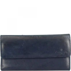Portafogli In Nappa Con Scomparti Per Carte Di Credito Monete E Banconote Disponibile In Vari Colori