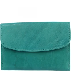 Portafoglio Donna Sauvage Pelle Di Vitello Arancione Porta Tessere Banconote Con Pattina
