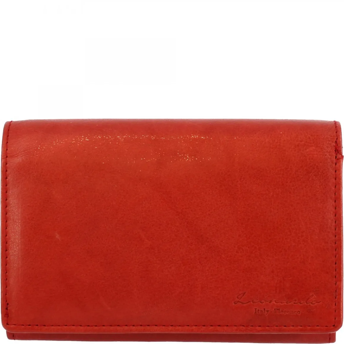 Portafoglio Donna Sauvage Pelle Di Vitello Arancione Porta Tessere Banconote Monete