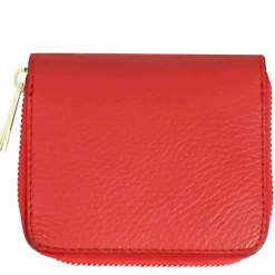 Portafoglio Piccolo Da Donna In Pelle Con Cerniera