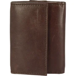 Portafoglio Unisex Sauvage Pelle Di Vitello Fatto A Mano Grigio Porta Tessere Banconote Monete