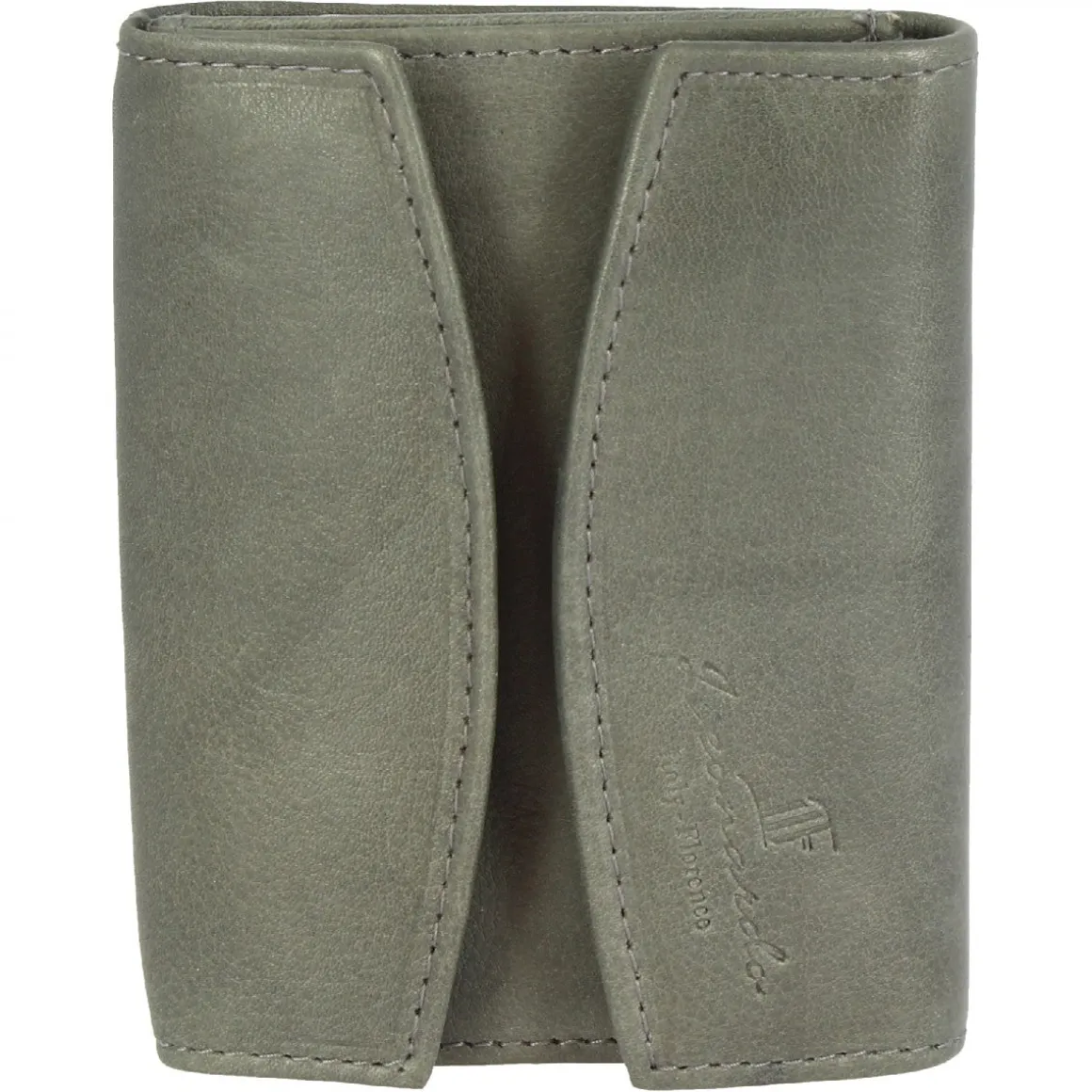 Portafoglio Unisex Sauvage Fatto A Mano Pelle Di Vitello Nero Porta Tessere Banconote Monete