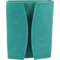 Portafoglio Unisex Sauvage Fatto A Mano Pelle Di Vitello Nero Porta Tessere Banconote Monete