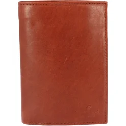 Portafoglio Uomo Sauvage Pelle Di Vitello Blu Porta Tessere Banconote Flap Laterale