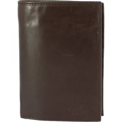 Portafoglio Uomo Sauvage Pelle Di Vitello Blu Porta Tessere Banconote Flap Laterale