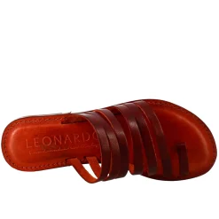 Sandali Celestia Da Donna Stile Romano Antico In Pelle Marrone
