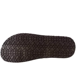 Sandali Da Uomo Fatti A Mano In Pelle Nera Chiusura Con Velcro