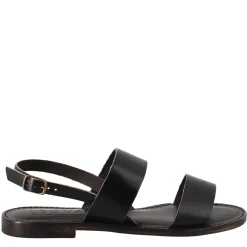 Sandali Euforia Da Donna Stile Romano Antico In Pelle Colore Nero
