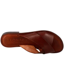 Sandali Incanto Da Donna Stile Romano Antico In Pelle Marrone