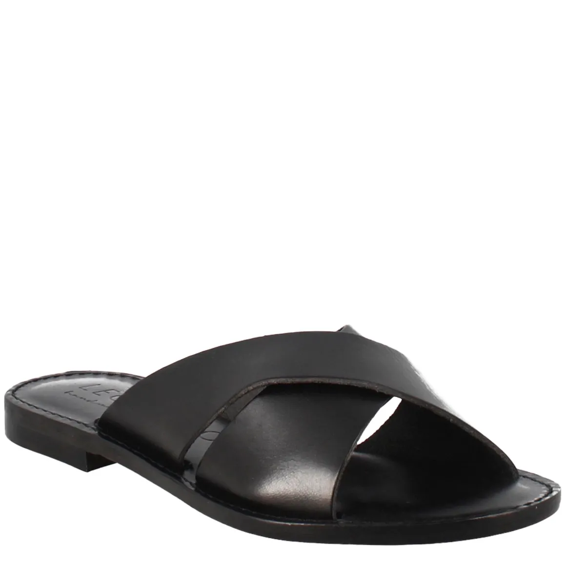 Sandali Incanto Da Donna Stile Romano Antico In Pelle Colore Nero
