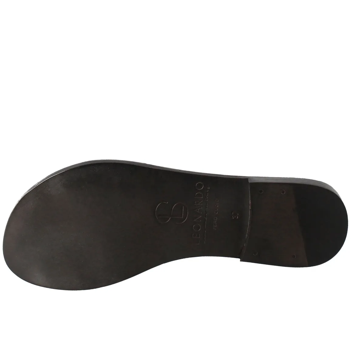 Sandali Incanto Da Donna Stile Romano Antico In Pelle Colore Nero