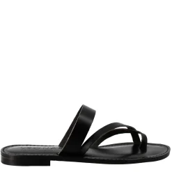 Sandali Nebula Da Donna Stile Romano Antico In Pelle Nero