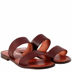 Sandali Nirvana Da Donna Stile Romano Antico In Pelle Marrone