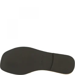 Sandali Slip-on Fascia Larga Con Pieghe Da Donna Fatti A Mano In Nappa Nude