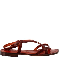 Sandali Solace Da Donna Stile Romano Antico In Pelle Marrone