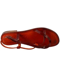Sandali Solace Da Donna Stile Romano Antico In Pelle Marrone