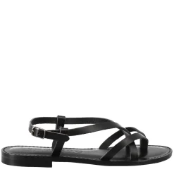 Sandali Solace Da Donna Stile Romano Antico In Pelle Colore Nero