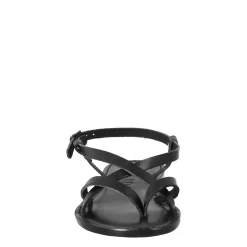 Sandali Solace Da Donna Stile Romano Antico In Pelle Colore Nero