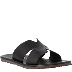 Sandali Uomo A H In Pelle Colore Nero