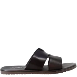 Sandali Uomo A H In Pelle Colore Nero
