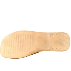 Sandalo Basso Da Donna In Pelle Scamosciata Marrone