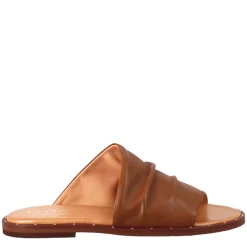 Sandalo Da Donna A Fascia In Pelle Marrone