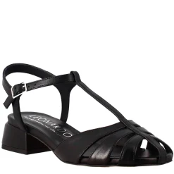 Sandalo Da Donna Colore Nero A Forma Di Gabbia