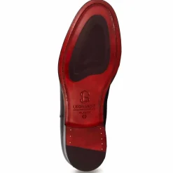 Scarpa Con Doppia Fibbia Da Uomo In Pelle Colore Nero