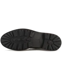 Scarpa Stringata Da Uomo Modello Ingegnere In Pelle Scamosciata Marrone Scuro