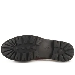 Scarpa Stringata Da Uomo Modello Ingegnere In Pelle Marrone
