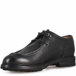 Scarpa Stringata Da Uomo Modello Ingegnere In Pelle Colore Nero