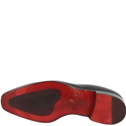 Scarpe Da Uomo Fatte A Mano Stringate In Pelle Nera Con Lacci