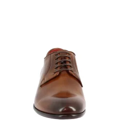 Scarpe Da Uomo Stringate Fatte A Mano In Pelle Brandy