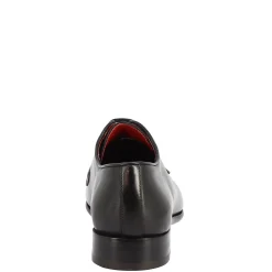 Scarpe Da Uomo Stringate Fatte A Mano In Pelle Nera
