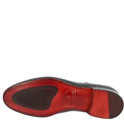 Scarpe Da Uomo Stringate Fatte A Mano In Pelle Nera
