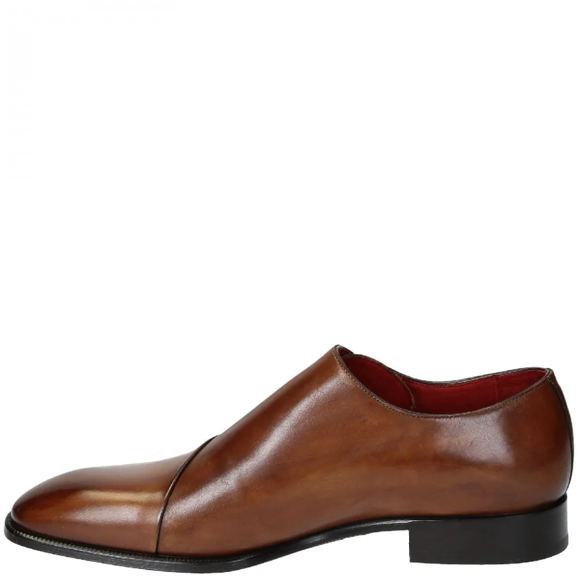 Scarpe Eleganti Da Uomo In Pelle Color Marrone Chiaro