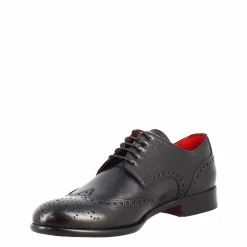 Scarpe Francesine Brogue Da Uomo Fatte A Mano In Pelle Colore Nero