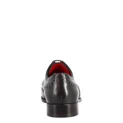 Scarpe Francesine Brogue Da Uomo Fatte A Mano In Pelle Colore Nero