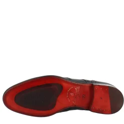 Scarpe Francesine Brogue Da Uomo Fatte A Mano In Pelle Colore Nero