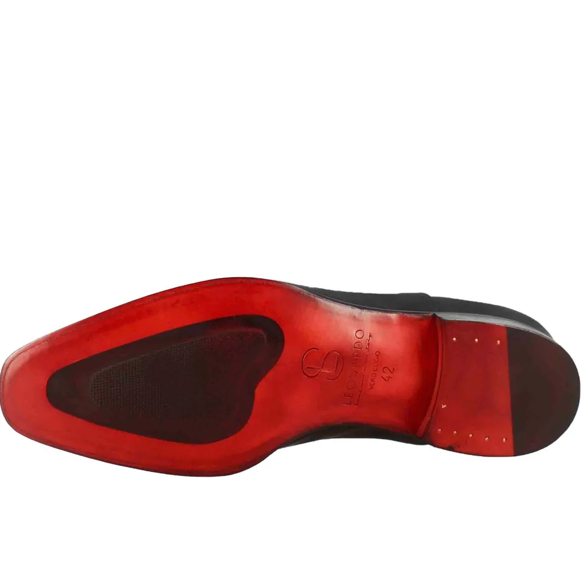 Scarpe Francesine Con Puntale In Pelle Color Nero