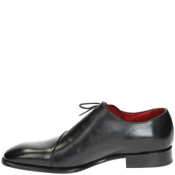 Scarpe Francesine Eleganti Da Uomo In Pelle Nero