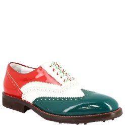 Scarpe Golf Uomo Fatte A Mano Nei Colori Della Bandiera Italiana