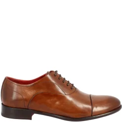 Scarpe Stringate Da Uomo Francesine Fatte A Mano In Pelle Brandy