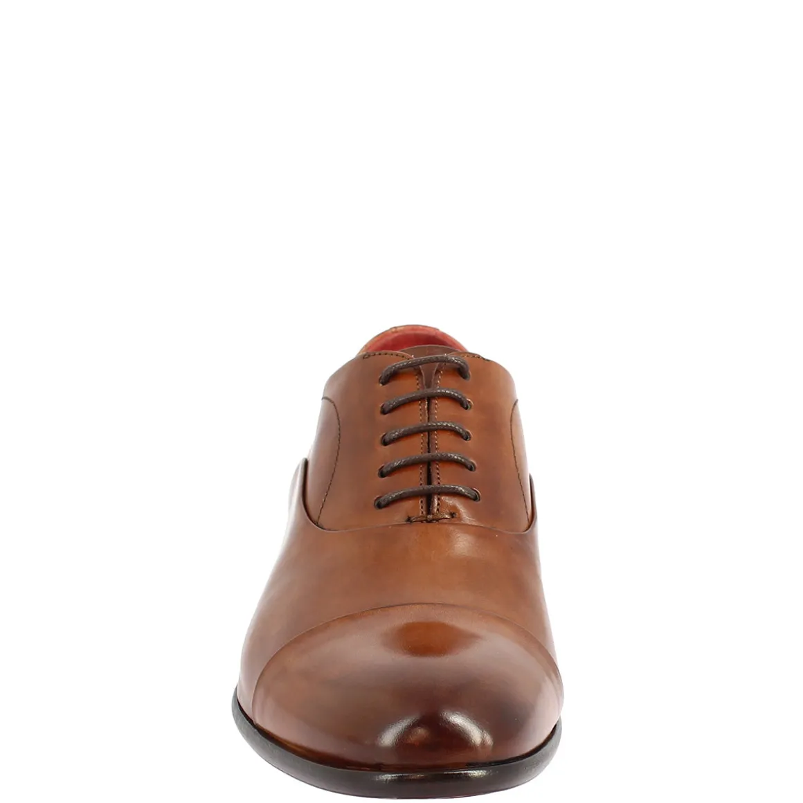 Scarpe Stringate Da Uomo Francesine Fatte A Mano In Pelle Brandy