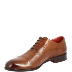 Scarpe Stringate Da Uomo Francesine Fatte A Mano In Pelle Brandy